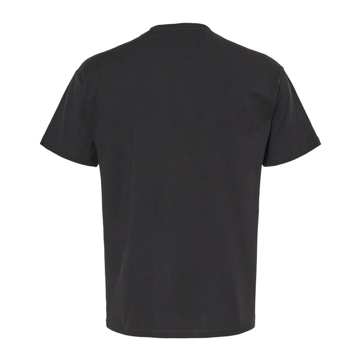 M&O 5500 - Playera Adulto Algodón Peinado - Negro