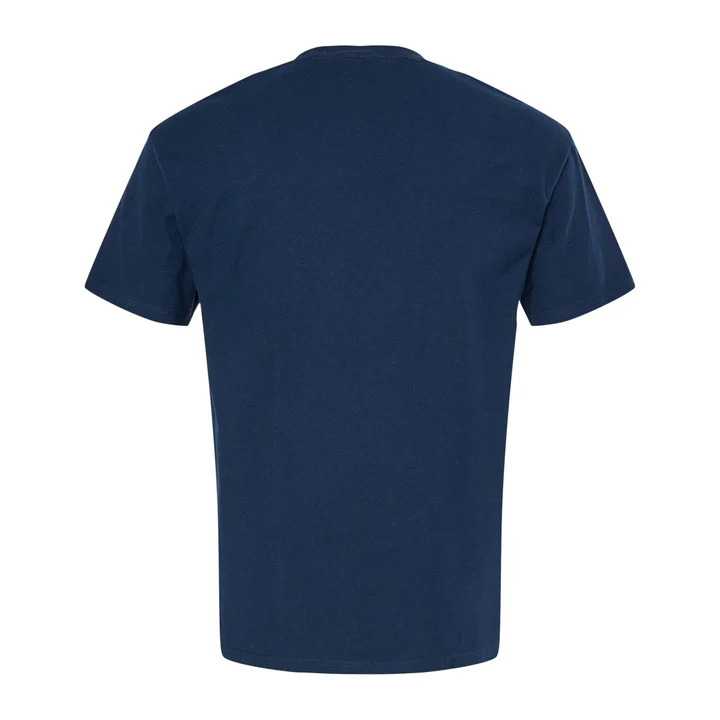 M&O 5500 - Playera Adulto Algodón Peinado - Marino Brillante