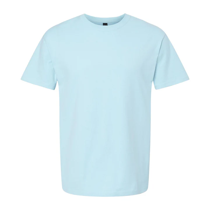 M&O 5500 - Playera Adulto Algodón Peinado - Azul Cielo