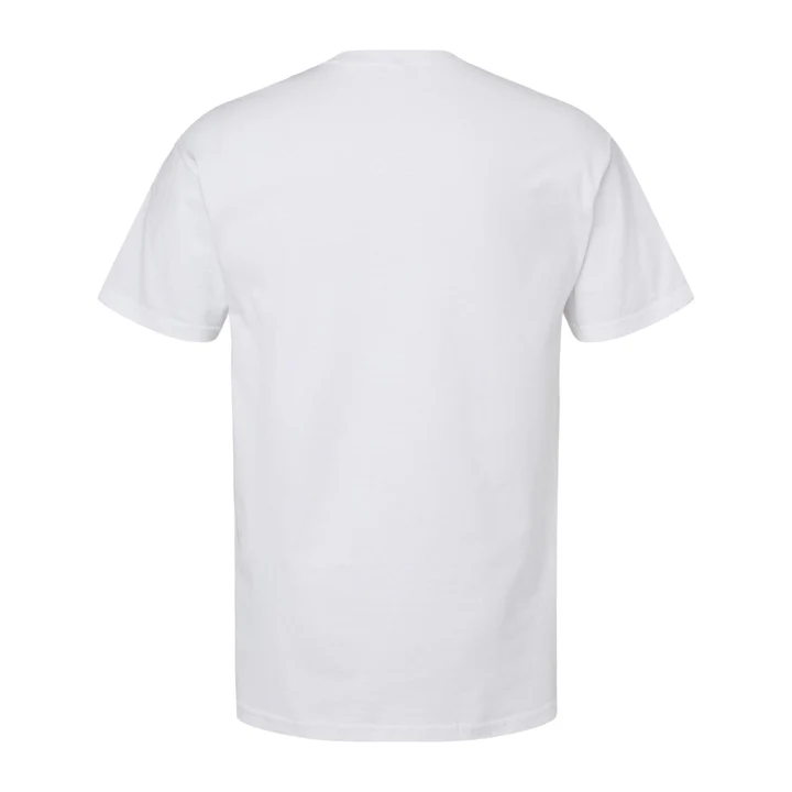 M&O 5500 - Playera Adulto Algodón Peinado - Blanco