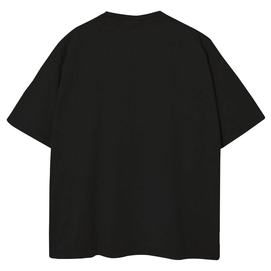 Playera Oversize - Negro 200 GSM