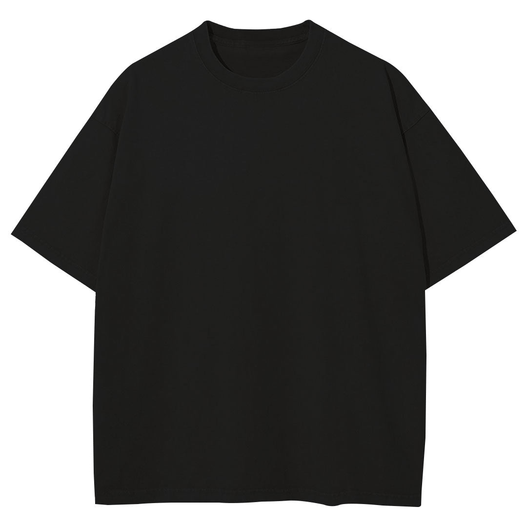 Playera Oversize - Negro 200 GSM